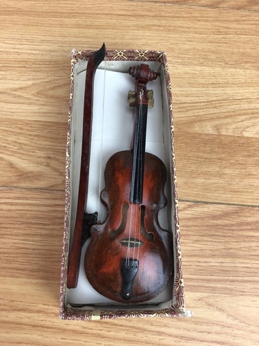 Miniature violin ornament - miniature,