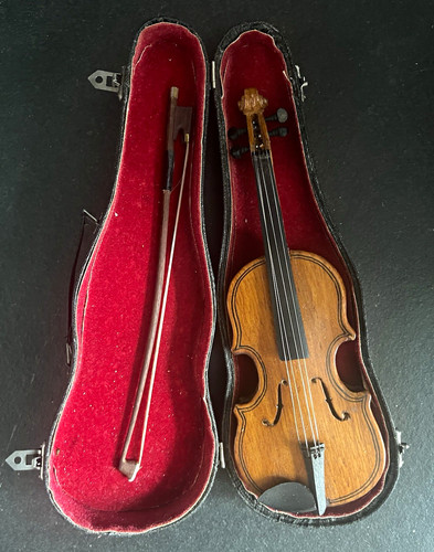 Miniature violin brown - violin,