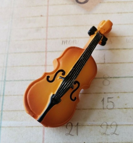 Violin resin music miniature - music,