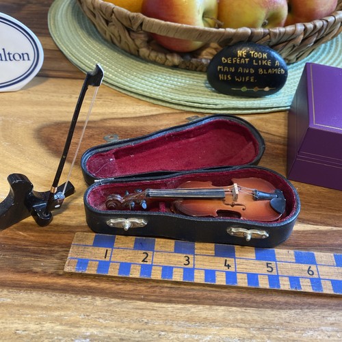 Vintage miniature violin in - violin,