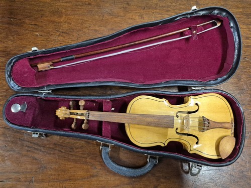 Vintage miniature violin - 12",