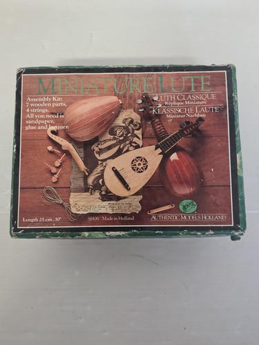 Miniature lute authentic - miniature,