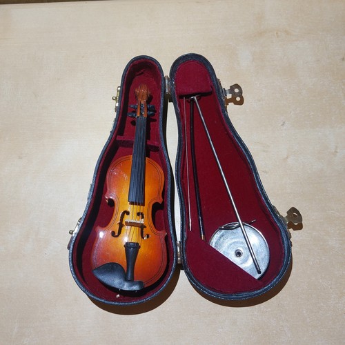 Vintage miniature violin with - vintage,